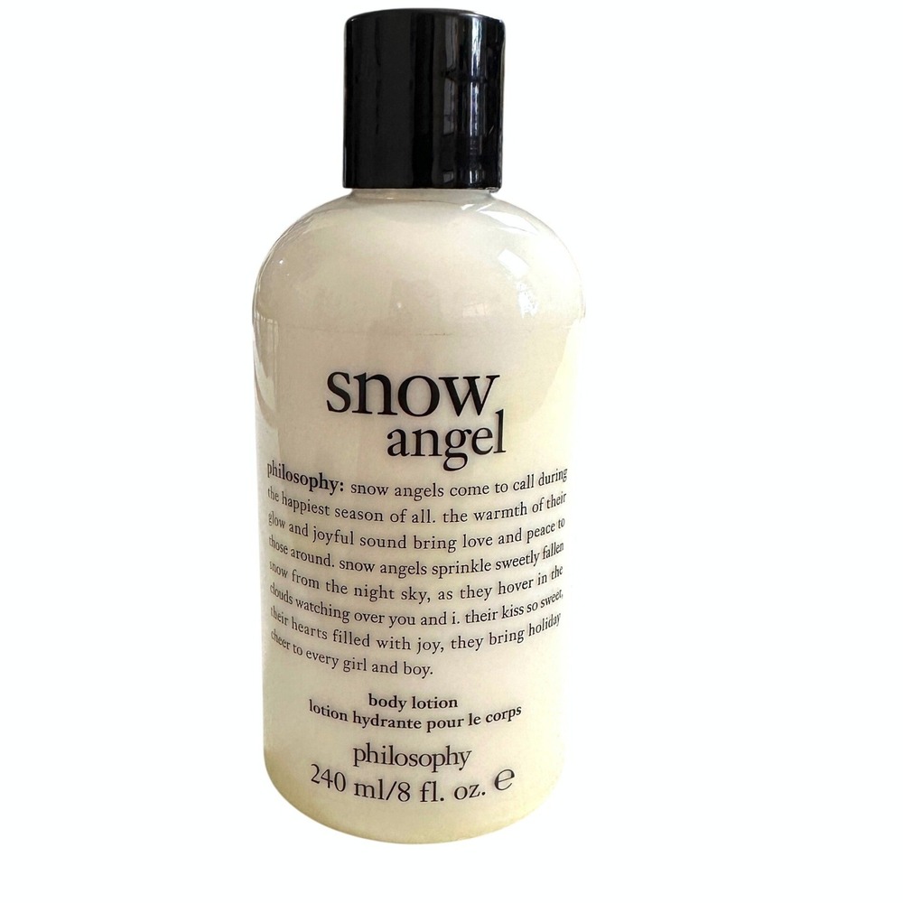 Philosophy Snow Angel Body Lotion 8 oz Moisturizer Holiday Scent New Sealed